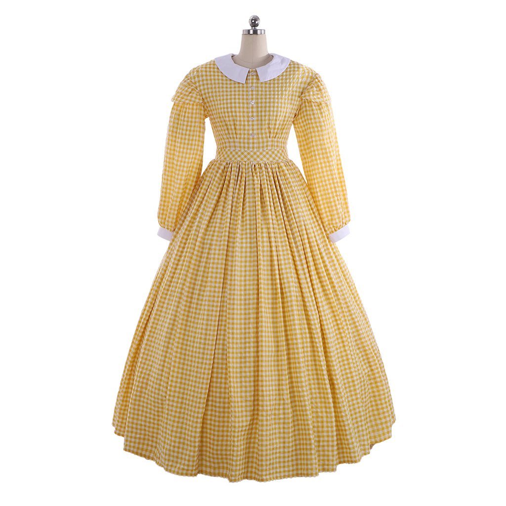 Victorian 1860s Southern Belle Ball Gown - Colonial Village Woman Costume | Civil War Dickens Dress-Astricos