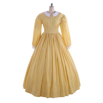 Victorian 1860s Southern Belle Ball Gown - Colonial Village Woman Costume | Civil War Dickens Dress-Astricos