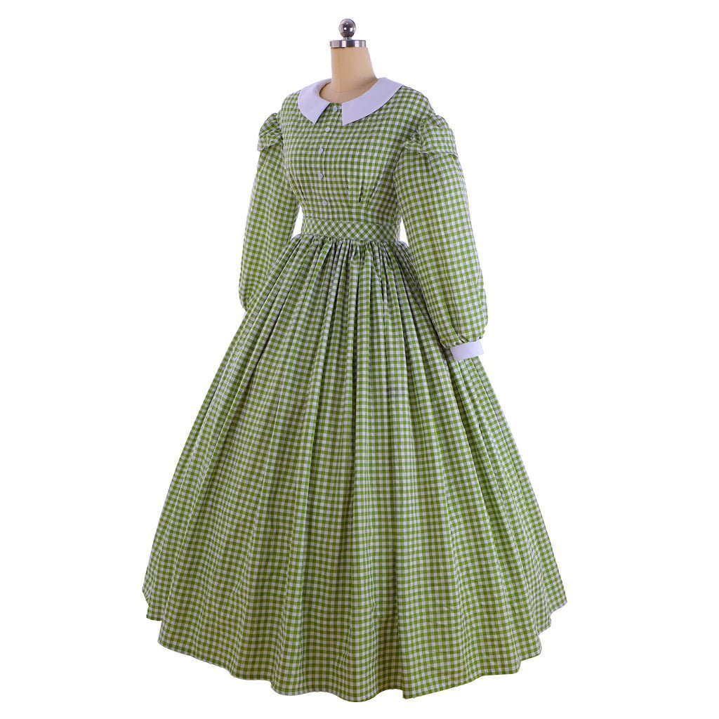 Victorian 1860s Southern Belle Ball Gown - Colonial Village Woman Costume | Civil War Dickens Dress-Astricos