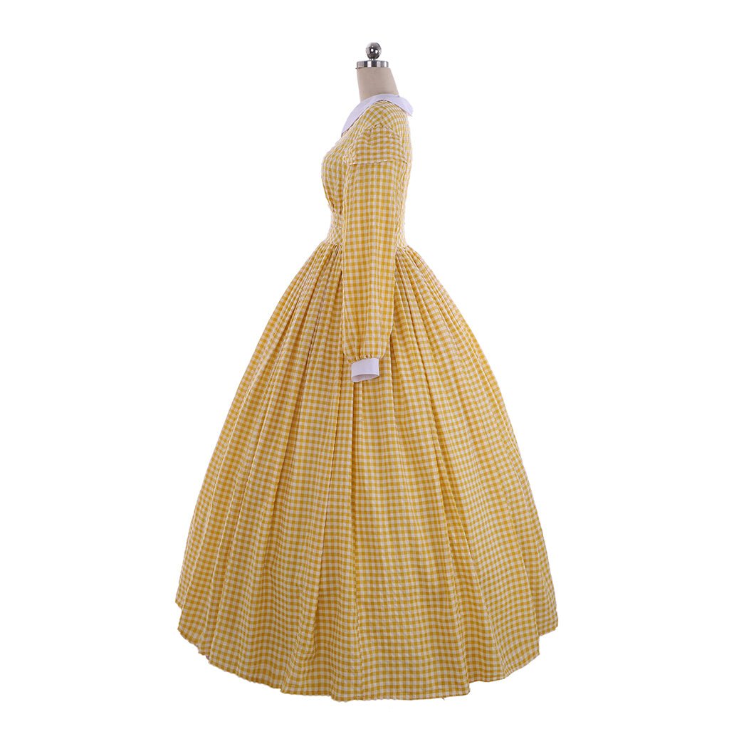 Victorian 1860s Southern Belle Ball Gown - Colonial Village Woman Costume | Civil War Dickens Dress-Astricos