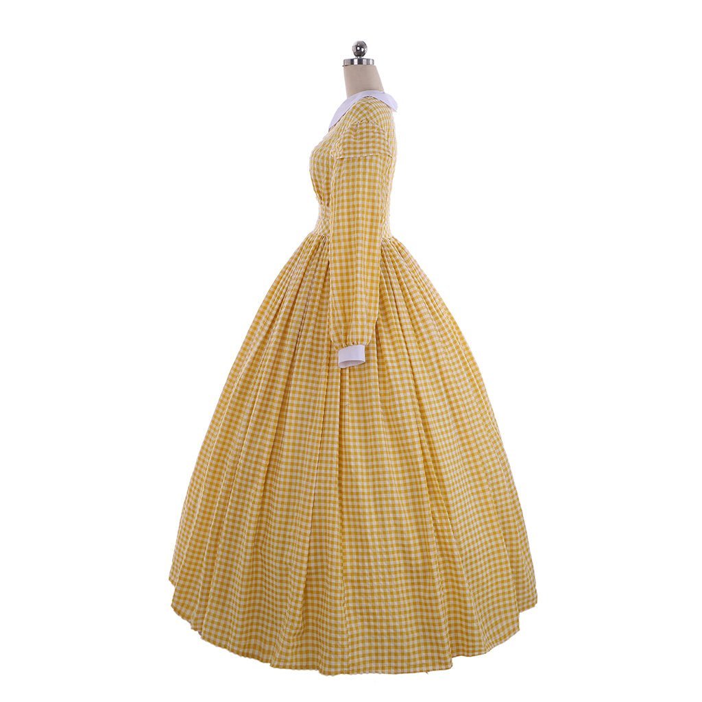 Victorian 1860s Southern Belle Ball Gown - Colonial Village Woman Costume | Civil War Dickens Dress-Astricos