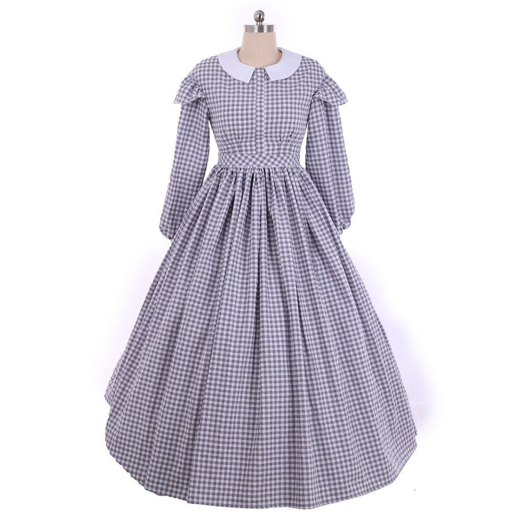 Victorian 1860s Southern Belle Ball Gown - Colonial Village Woman Costume | Civil War Dickens Dress-Astricos