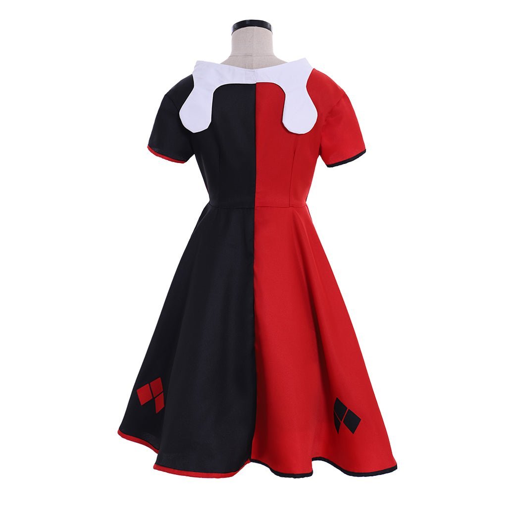 Quinzel Girl's Clown Cosplay Costume – Premium Halloween & Carnival Outfit-Astricos