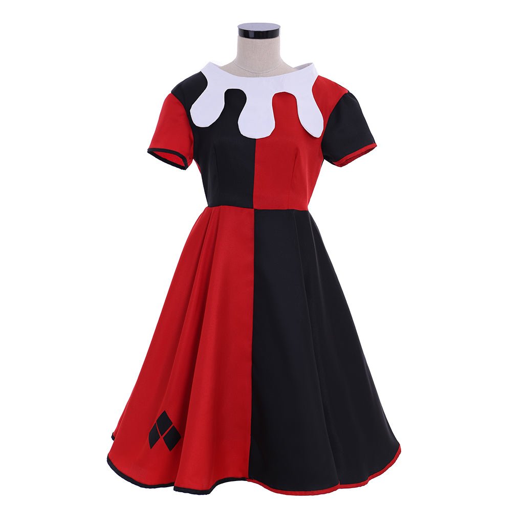 Quinzel Girl's Clown Cosplay Costume – Premium Halloween & Carnival Outfit-Astricos