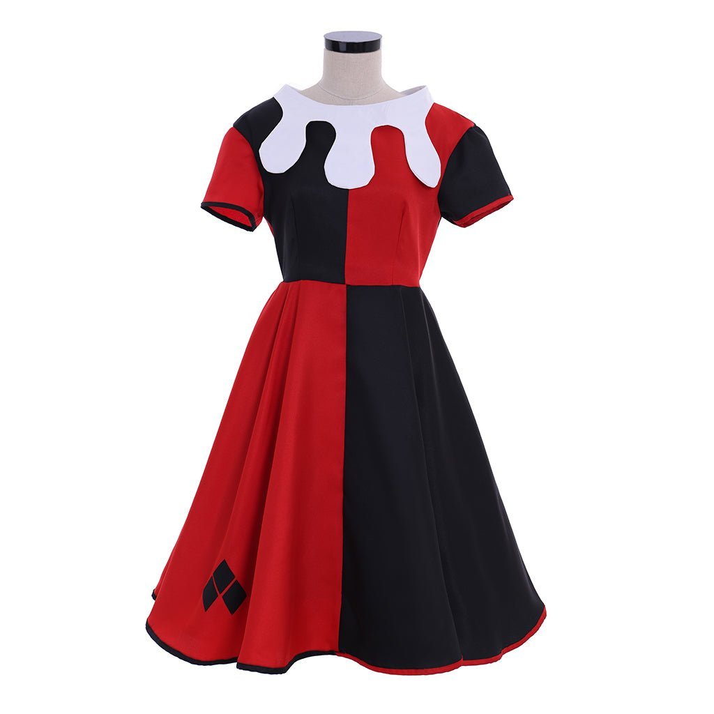 Quinzel Girl's Clown Cosplay Costume – Premium Halloween & Carnival Outfit-Astricos