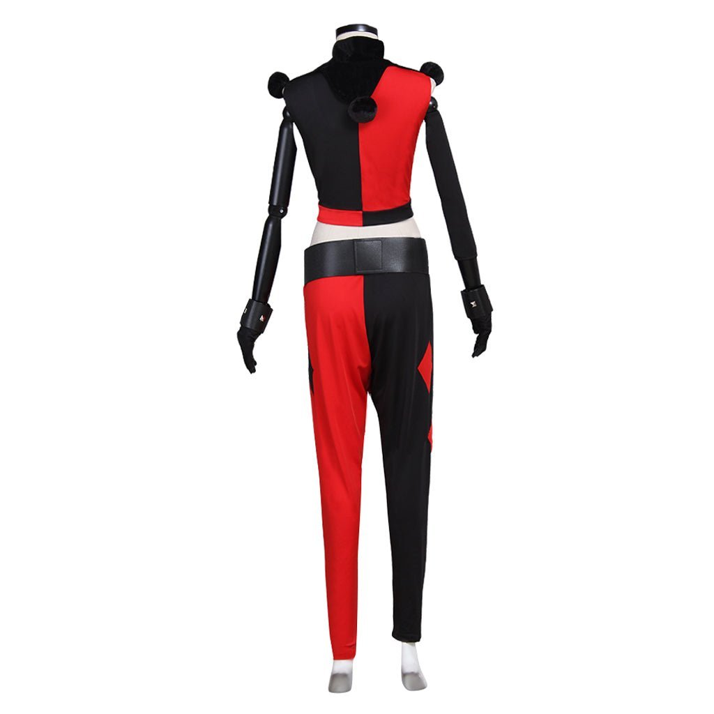 Quinzel Girl's Clown Cosplay Costume – Premium Halloween & Carnival Outfit-Astricos