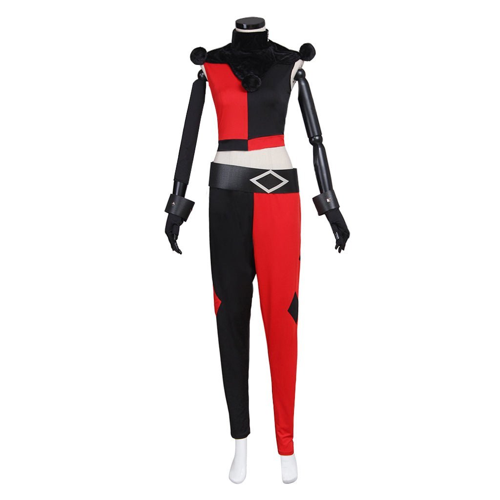 Quinzel Girl's Clown Cosplay Costume – Premium Halloween & Carnival Outfit-Astricos
