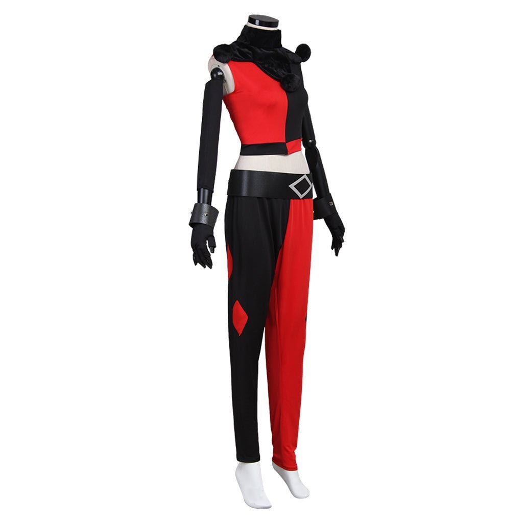 Quinzel Girl's Clown Cosplay Costume – Premium Halloween & Carnival Outfit-Astricos