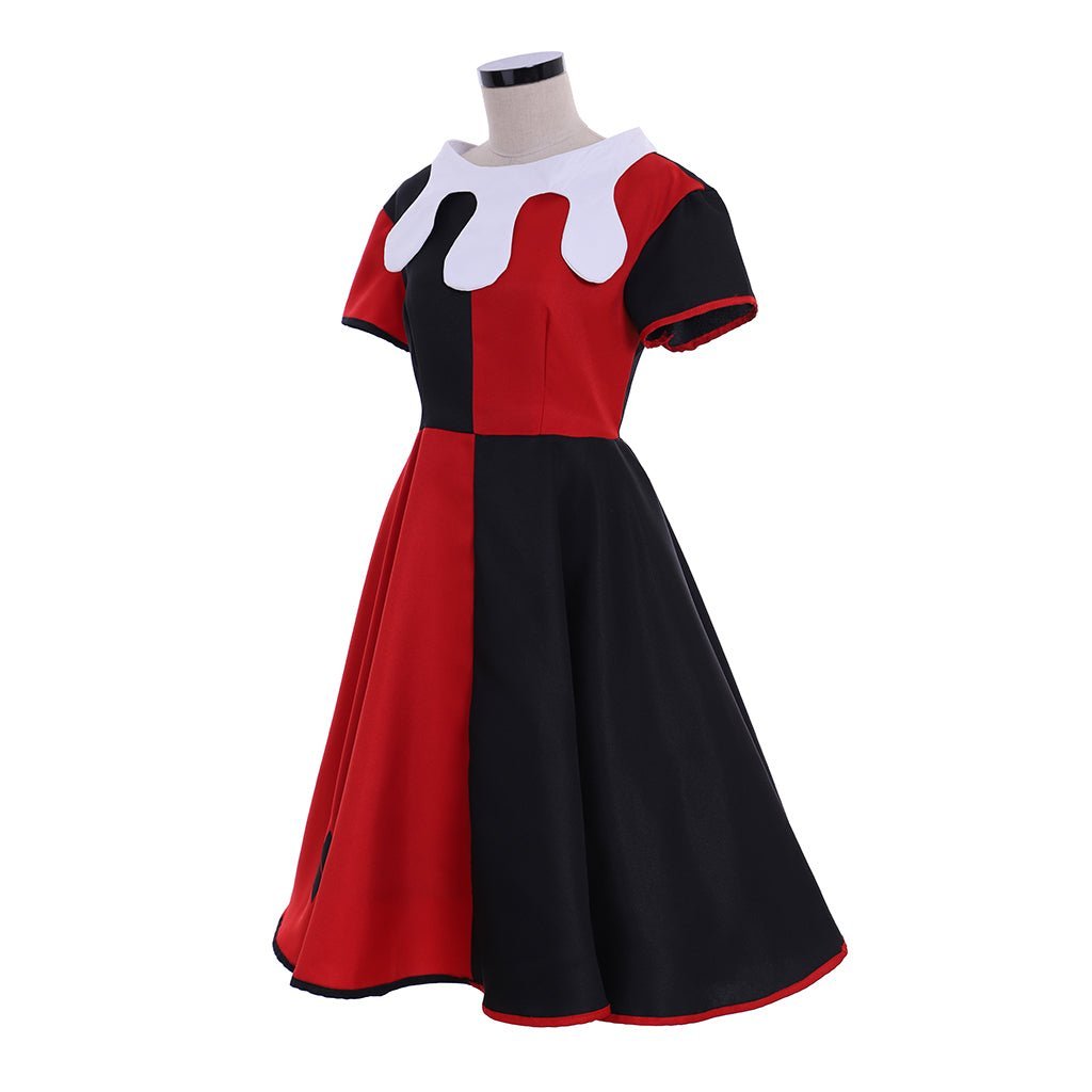 Quinzel Girl's Clown Cosplay Costume – Premium Halloween & Carnival Outfit-Astricos