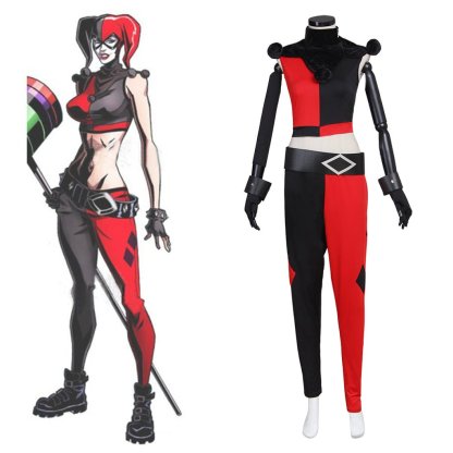 Quinzel Girl's Clown Cosplay Costume – Premium Halloween & Carnival Outfit-Astricos