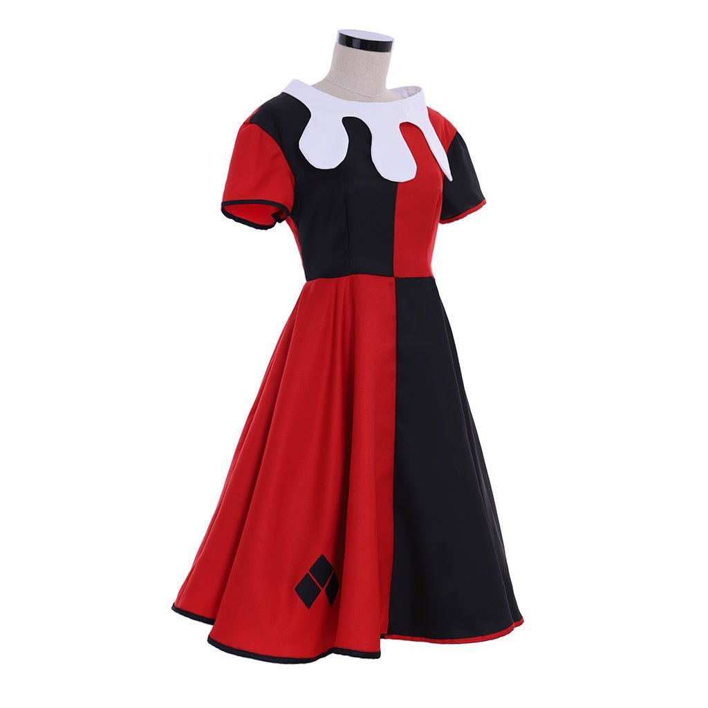 Quinzel Girl's Clown Cosplay Costume – Premium Halloween & Carnival Outfit-Astricos