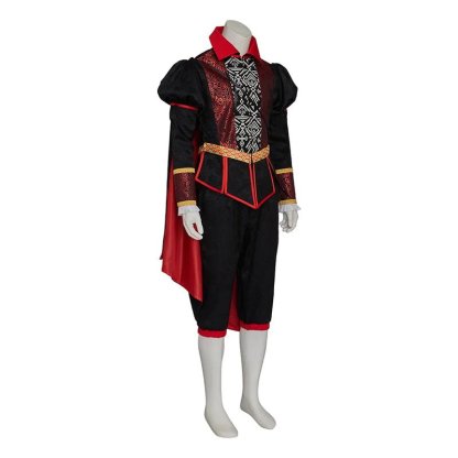 Count Dracula Vampire Cosplay Costume - Gothic Tudor Suit with Cape | Astricos-Astricos
