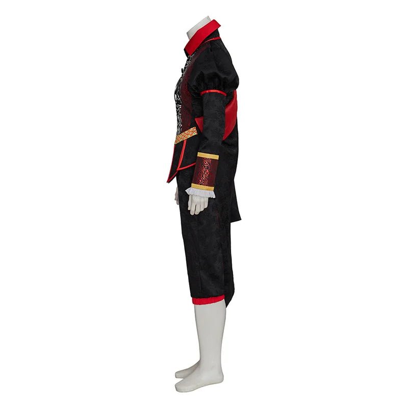 Count Dracula Vampire Cosplay Costume - Gothic Tudor Suit with Cape | Astricos-Astricos