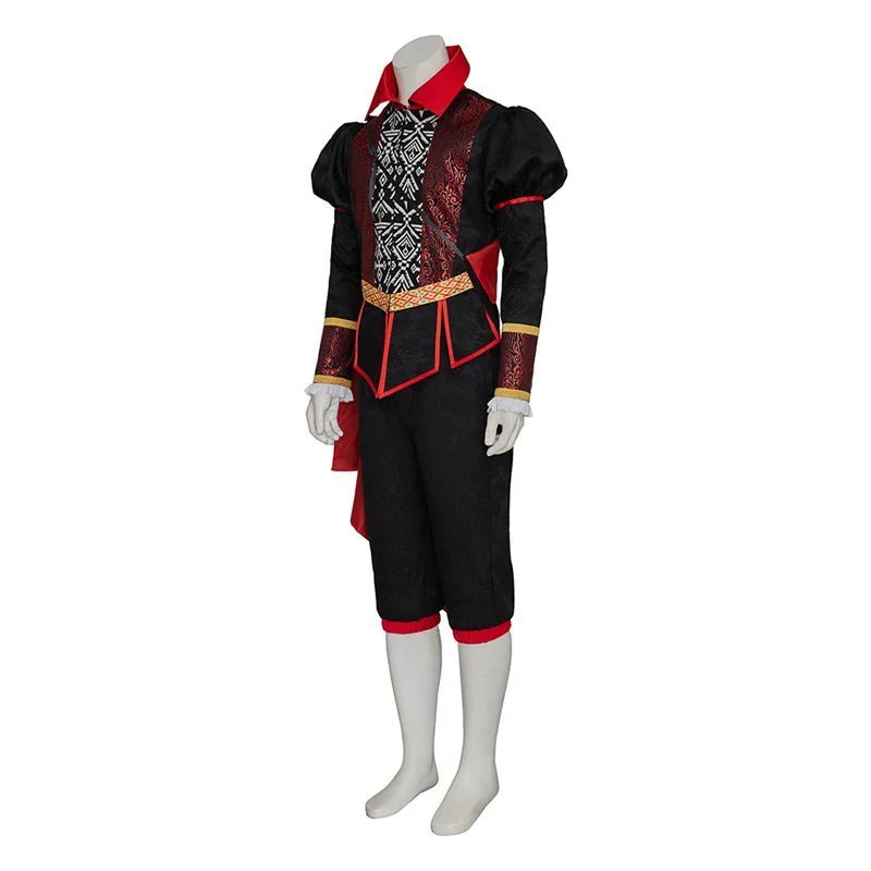 Count Dracula Vampire Cosplay Costume - Gothic Tudor Suit with Cape | Astricos-Astricos
