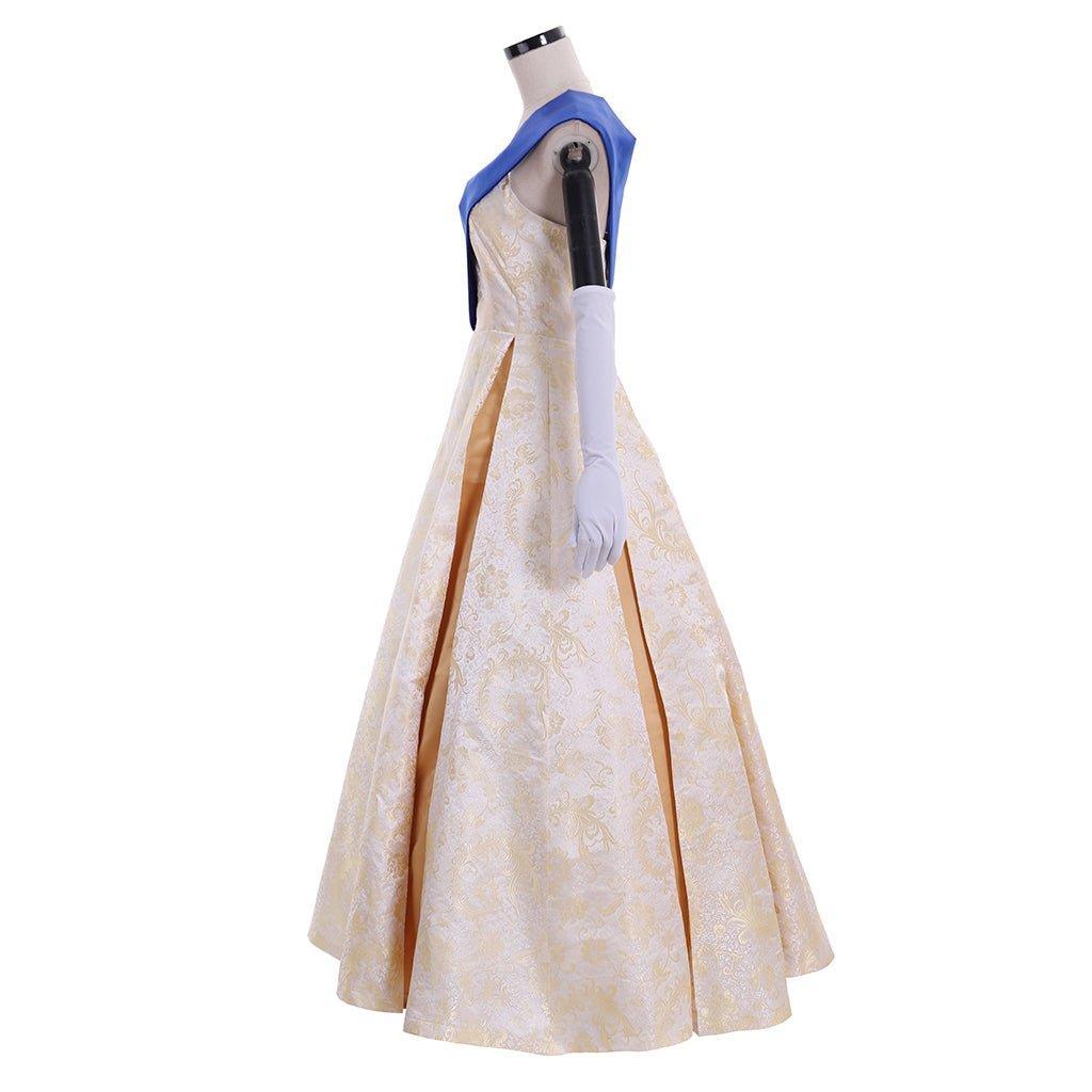 Crown Season 2 Queen Elizabeth Ball Gown Cosplay Costume | Elegant Princess Wedding Dress-Astricos