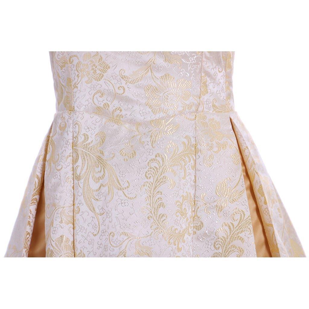 Crown Season 2 Queen Elizabeth Ball Gown Cosplay Costume | Elegant Princess Wedding Dress-Astricos