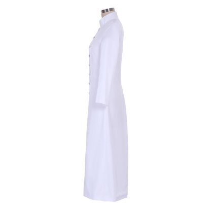 Custom Made Women's Roman Pastor Robe Cassock - Medieval Clergy Vestment Costume | Astricos-Astricos