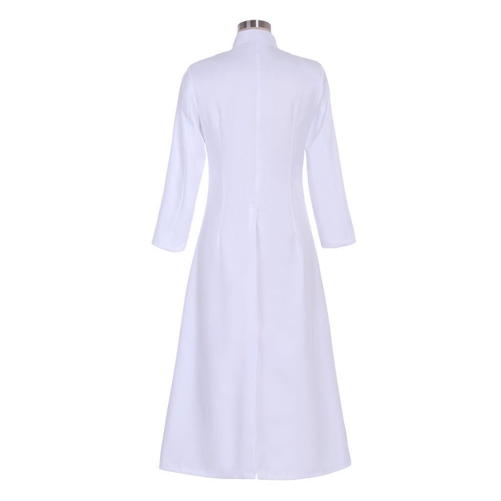 Custom Made Women's Roman Pastor Robe Cassock - Medieval Clergy Vestment Costume | Astricos-Astricos