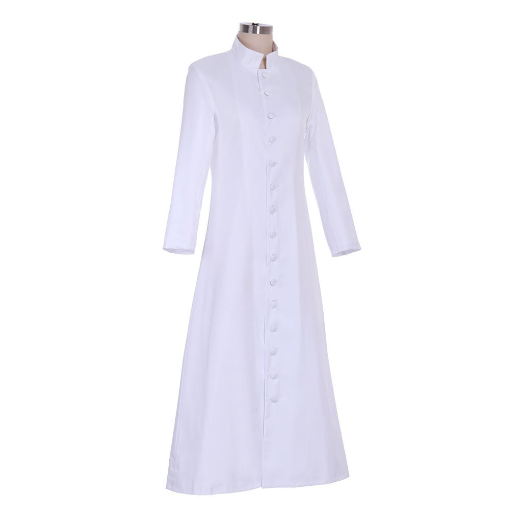 Custom Made Women's Roman Pastor Robe Cassock - Medieval Clergy Vestment Costume | Astricos-Astricos