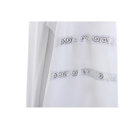 Custom Medieval Clergy Robe - White Cassock Cosplay Costume with Embroidery | Astricos-Astricos