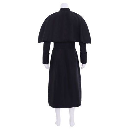 Custom Roman Clergyman Soutane Cassock - Medieval Clergy Robe Cosplay Costume | Astricos-Astricos