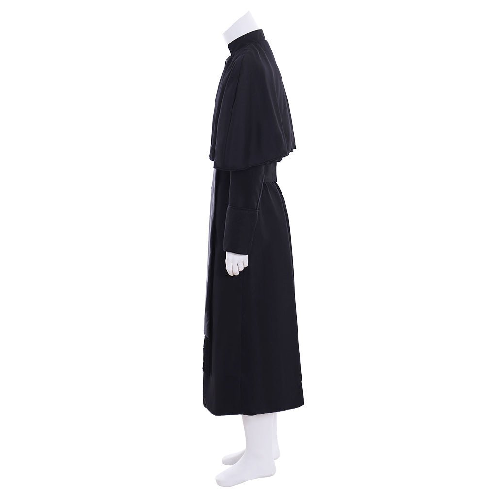 Custom Roman Clergyman Soutane Cassock - Medieval Clergy Robe Cosplay Costume | Astricos-Astricos