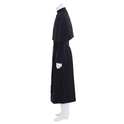 Custom Roman Clergyman Soutane Cassock - Medieval Clergy Robe Cosplay Costume | Astricos-Astricos
