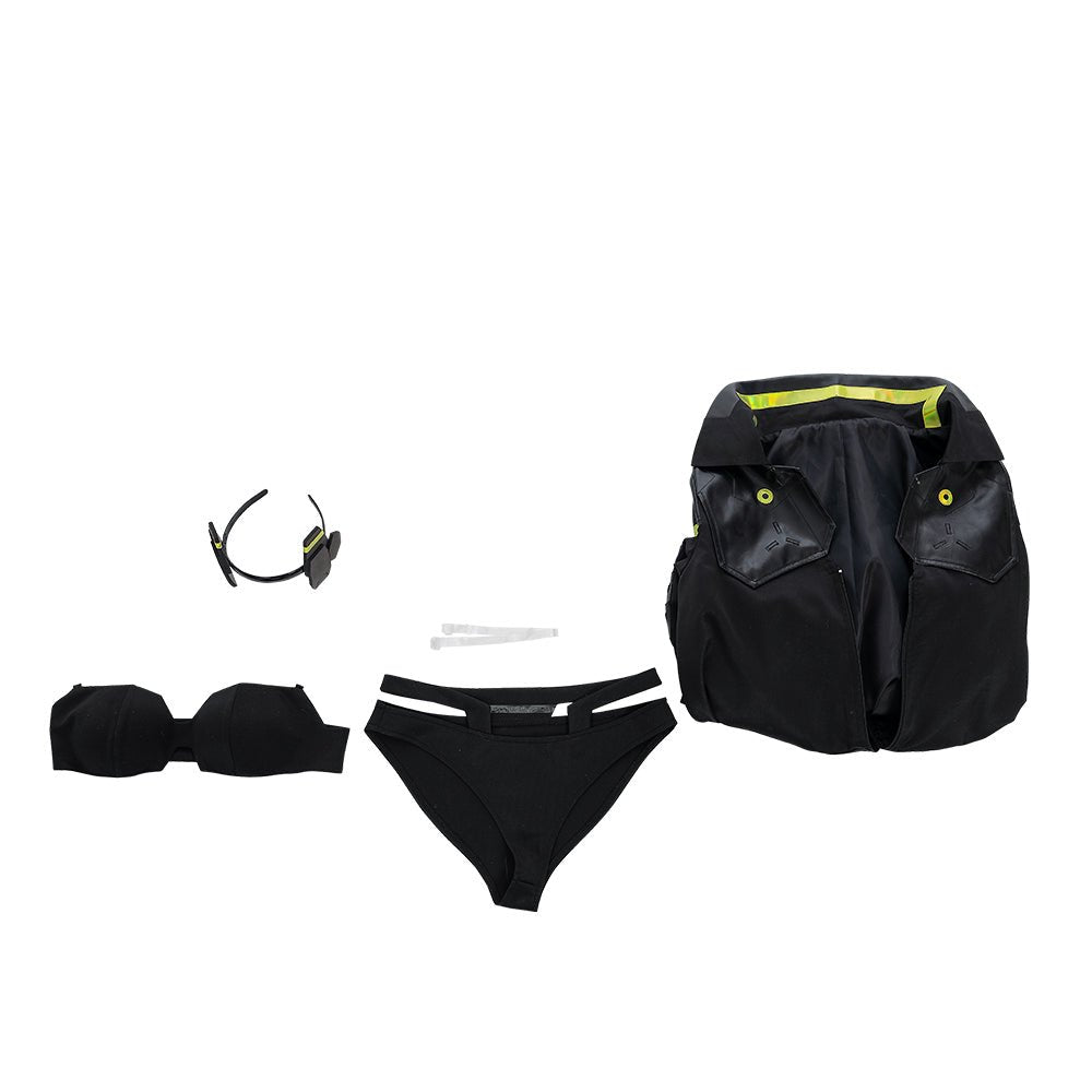 Cyberpunk Edgerunners Rebecca Black Coat Cosplay Costume for Halloween - Astricos