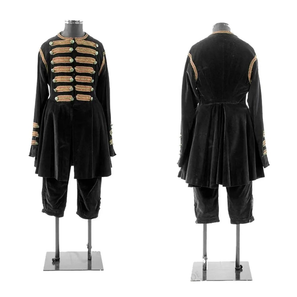 Victorian Hussar Jacket & Vest Costume - Steampunk Civil War Gothic Uniform for Cosplay & Theater-Astricos