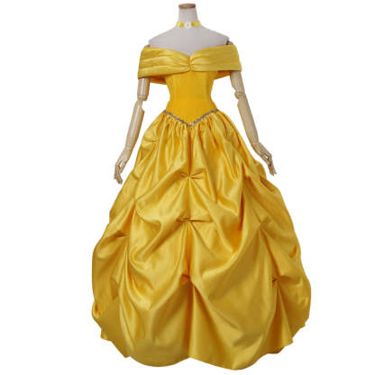 Beauty and the Beast Belle Cosplay Costume | Princess Dress for Halloween & Cosplay-Astricos