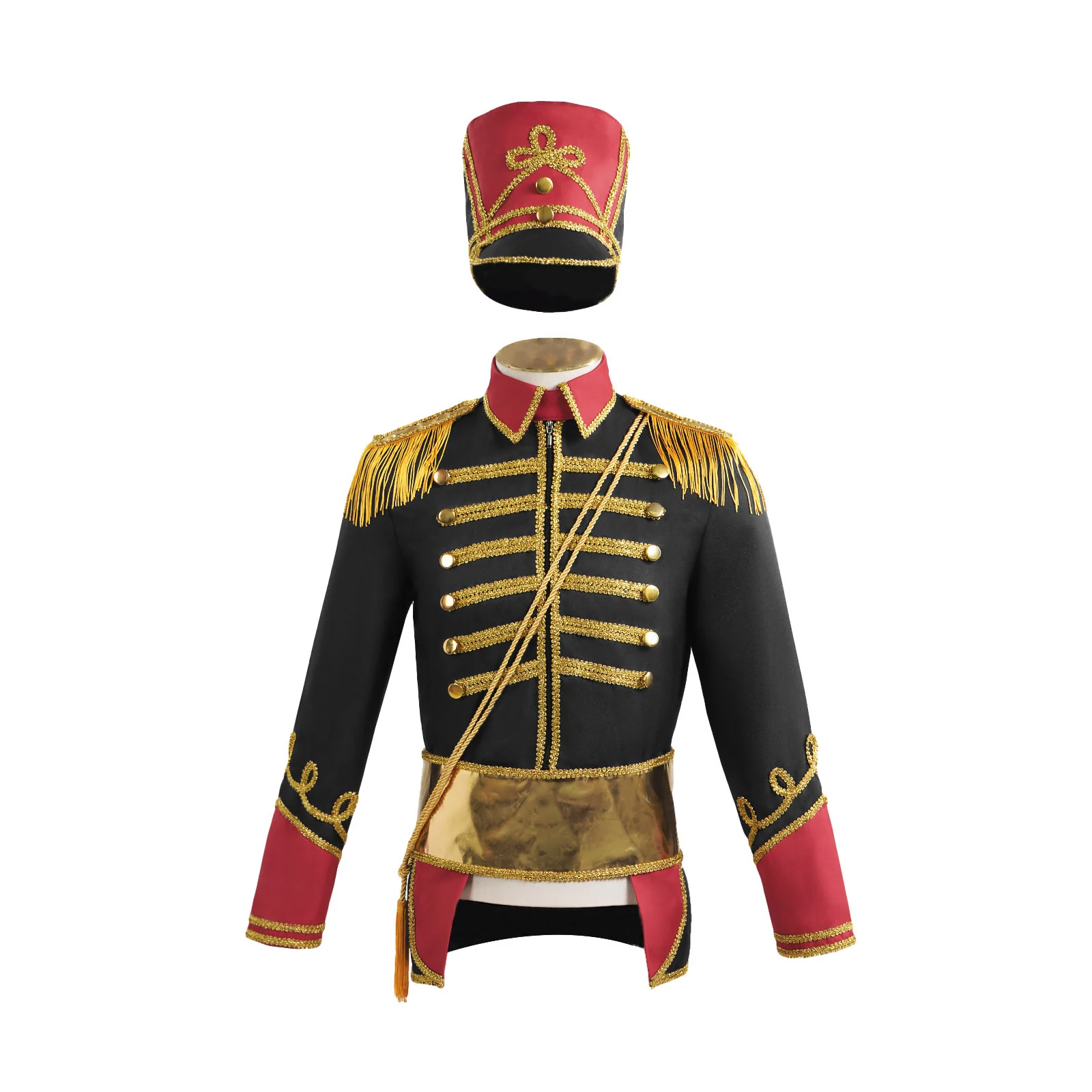 European Marshal Court Jacket with Matching Hat, Historical Military Cosplay Outfit, Custom‑Made for Medieval Theme & Halloween Party | Astricos