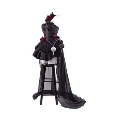 Identity V Night Witch Psychologist Cosplay Costume Wig - Game Character Outfit, Halloween Dress Up-Astricos