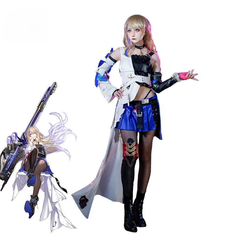 Honkai Star Rail Serval Landau Women's Sexy Cosplay Costume for Halloween & Role Play-Astricos
