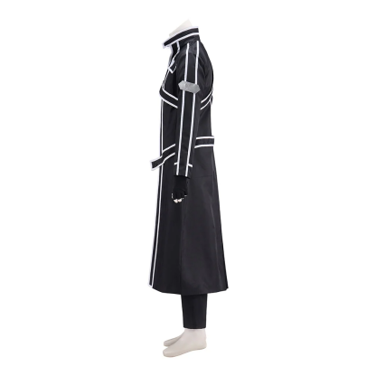 Sword Art Online Kirito Cosplay Costume, Black Swordsman Custom Halloween Outfit