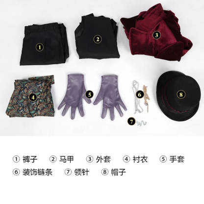 Willy Wonka Cosplay Costume for Adults - Chocolate Factory Fantasy Outfit for Halloween & Carnival-Astricos