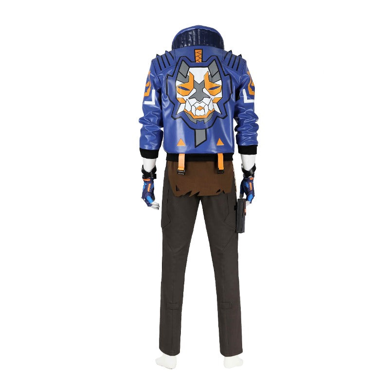 Yoru Kiritani Ryō VALORANT Cosplay Costume Set with Accessories for Men - Astricos-Astricos