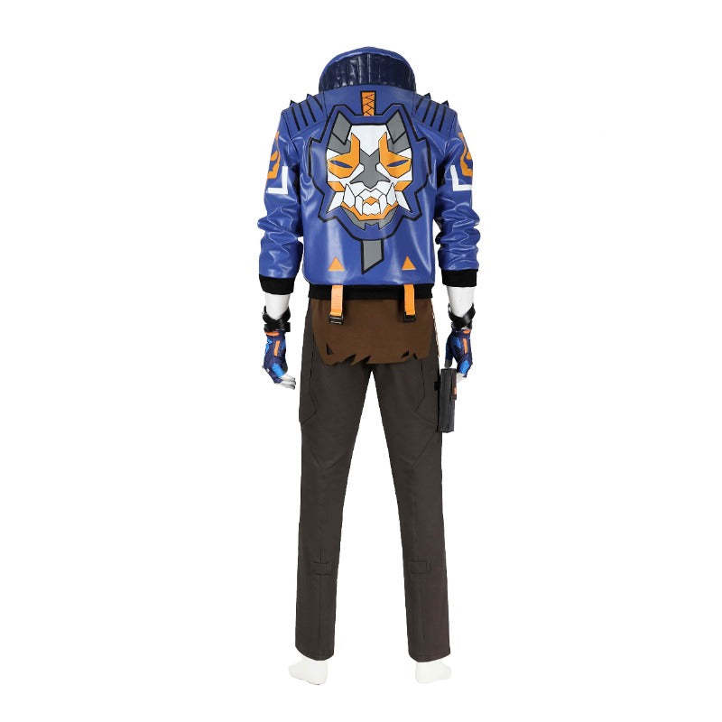 Yoru Kiritani Ryō VALORANT Cosplay Costume Set with Accessories for Men - Astricos-Astricos