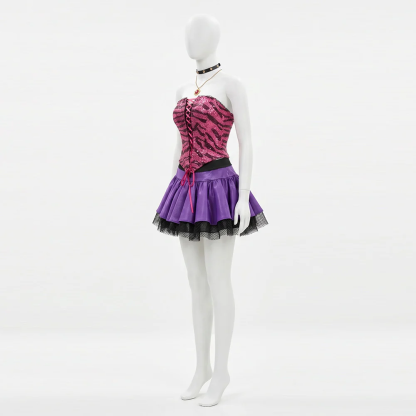 Monster High Clawdeen Wolf Cosplay Costume, Custom Y2K Punk Outfit for Halloween & Comic Con