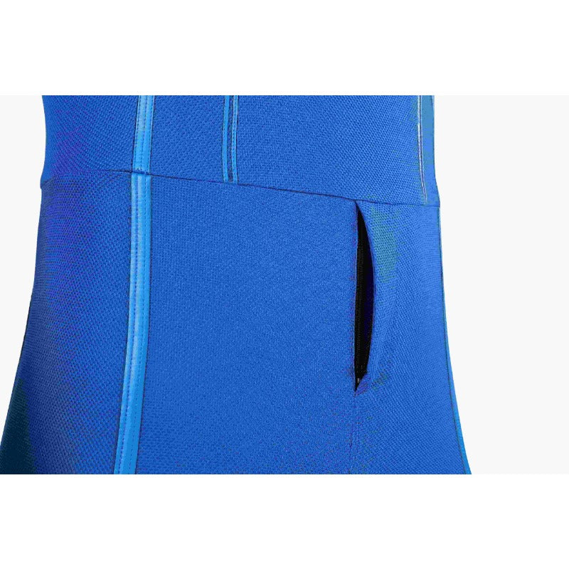 Superhero Legacy Clark Kent Cosplay Costume - Blue Zentai Bodysuit with Red Cape | Astricos-Astricos