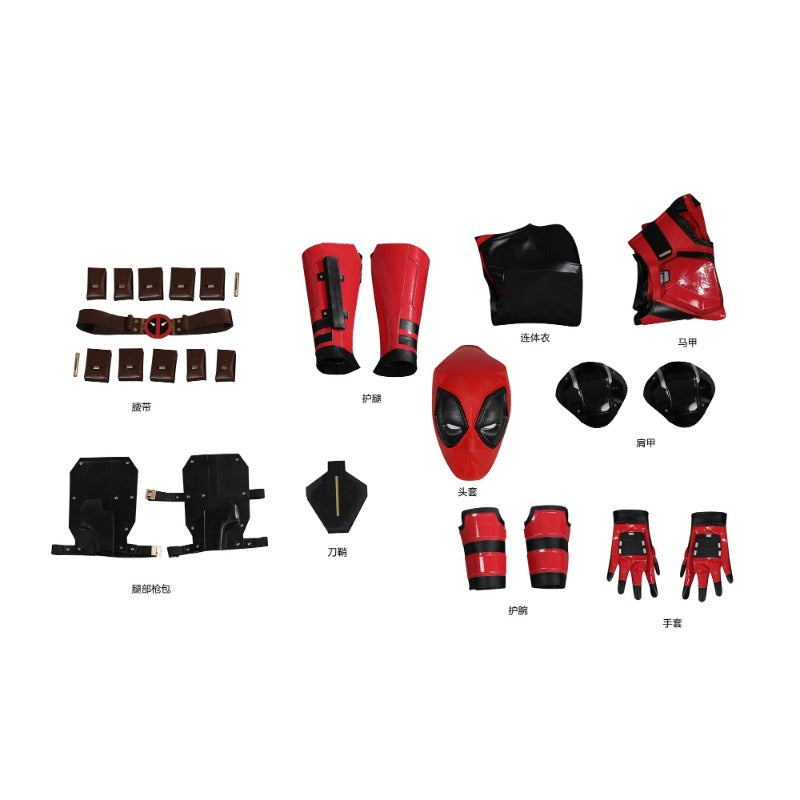 Samurai Deadpool Cosplay Costume - Deadpool & Wolverine Edition | Astricos-Astricos