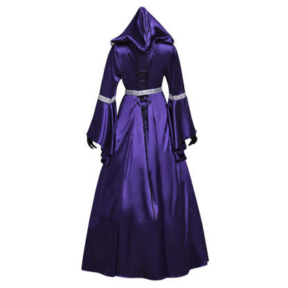 Medieval Vintage Southern Dress - Women's Halloween Cosplay Court Noble Robe with Bell Sleeves-Astricos