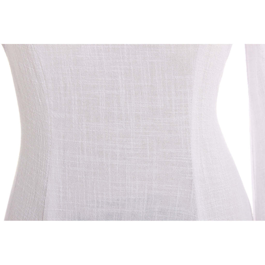 Medieval White Robe Dress for Renaissance, Regency & Tudor Themed Events | Astricos-Astricos