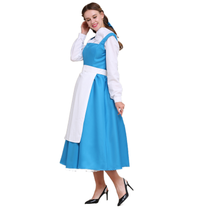 Beauty and the Beast Belle Cosplay Costume | Princess Dress for Halloween & Cosplay-Astricos