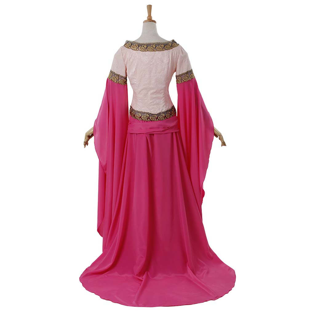 Exquisite Women's Medieval Victorian Gothic Ball Gown Dress for Cosplay & Events-Astricos