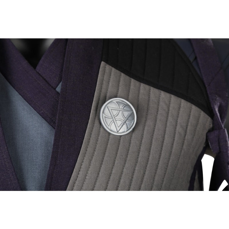 Mortal Kombat 1 Smoke Cosplay Costume Full Set with Mask for Halloween & Parties-Astricos