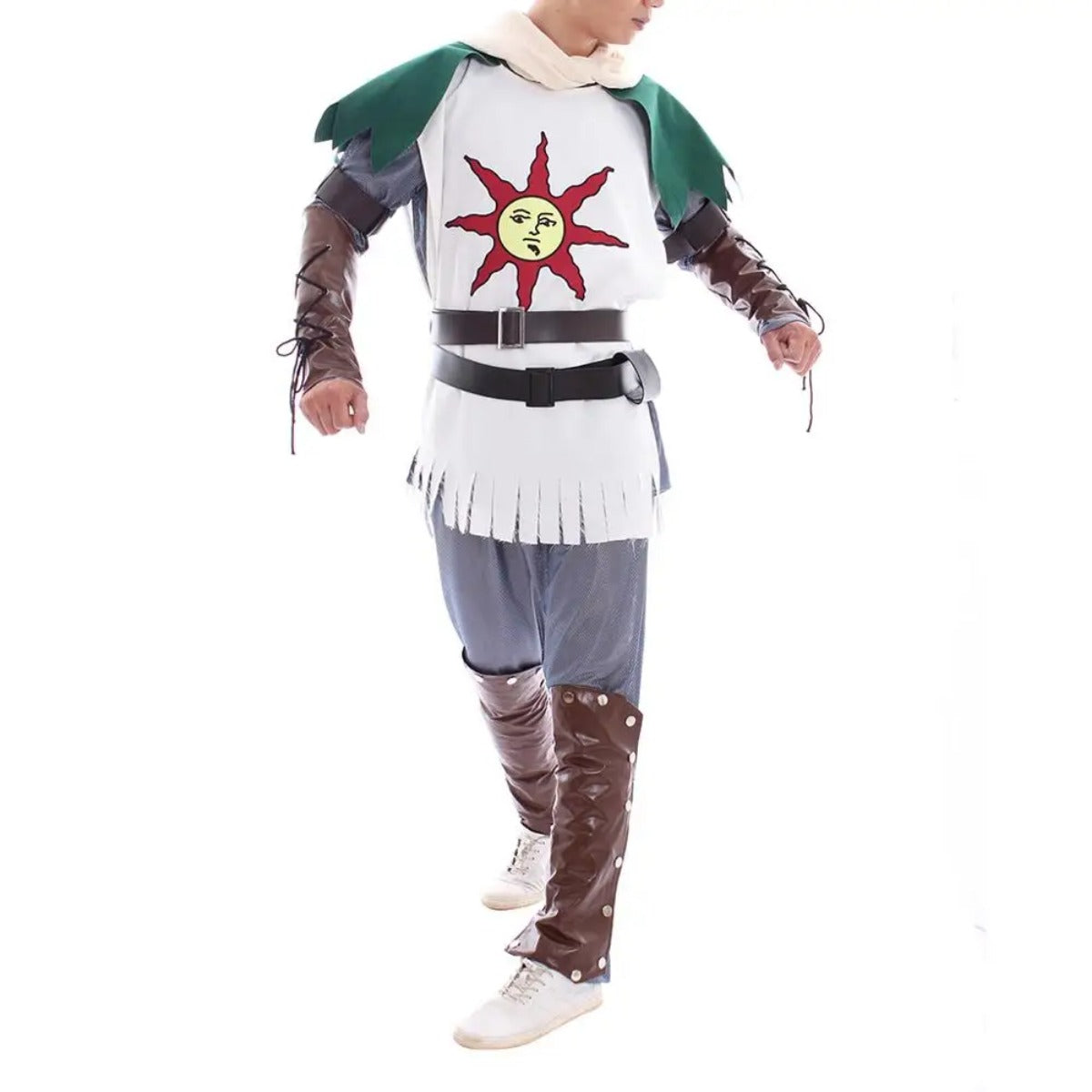 Sun Warrior Solaire Cosplay Costume - Dark Souls Anime Premium Outfit-Astricos