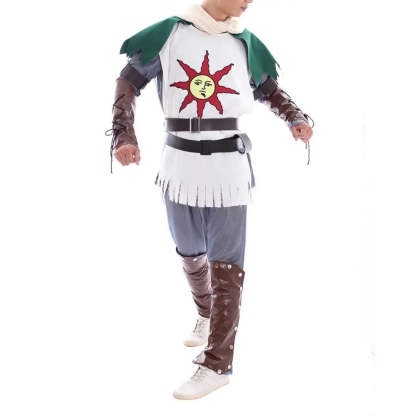 Sun Warrior Solaire Cosplay Costume - Dark Souls Anime Premium Outfit-Astricos