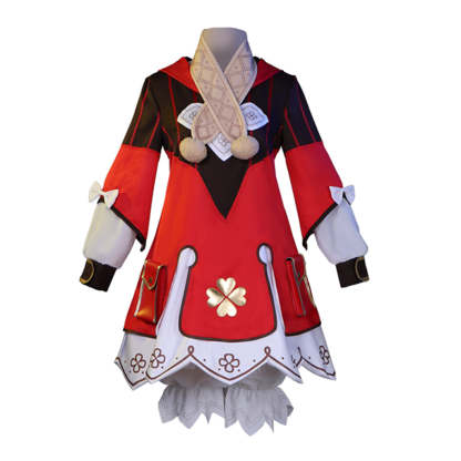 Genshin Impact Klee Cosplay Costume - Full Set with Hat & Accessories | Astricos-Astricos