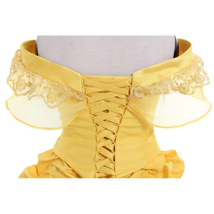 Beauty and the Beast Belle Cosplay Costume | Princess Dress for Halloween & Cosplay-Astricos