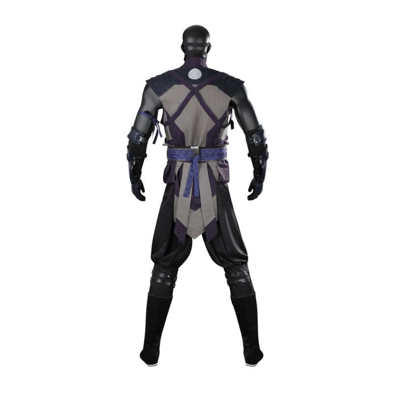 Mortal Kombat 1 Smoke Cosplay Costume Full Set with Mask for Halloween & Parties-Astricos